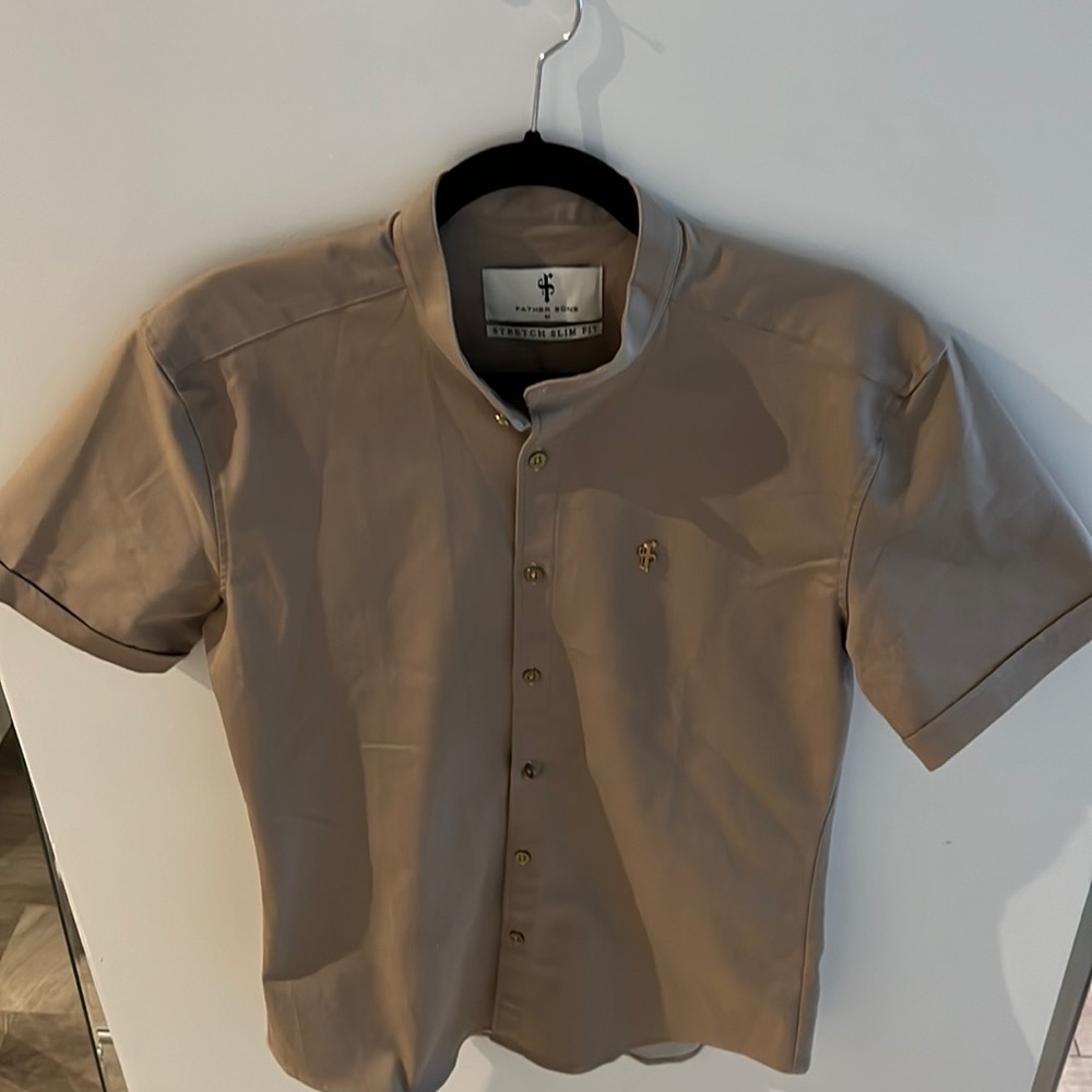 UK brand fathers and sons thick cotton button up